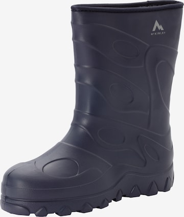 MCKINLEY Rubber Boots in Blue: front