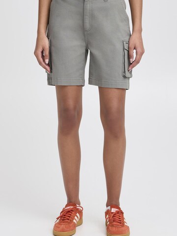 Regular Pantalon cargo 'Kvinne' Oxmo en gris : devant