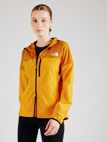 Giacca sportiva 'Higher Run Wind' di THE NORTH FACE in arancione: frontale