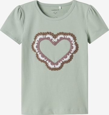 T-Shirt 'NMFJAMARIA' NAME IT en vert : devant