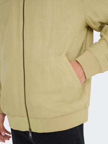 Only & Sons Between-Season Jacket 'ONSRENATO' in Beige