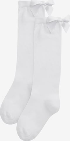 Chaussettes Next en blanc : devant