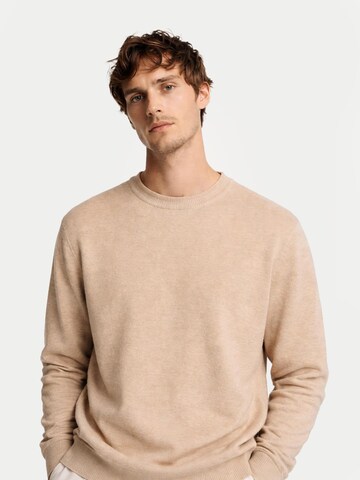 GOBI Cashmere - Jersey en beige: frente