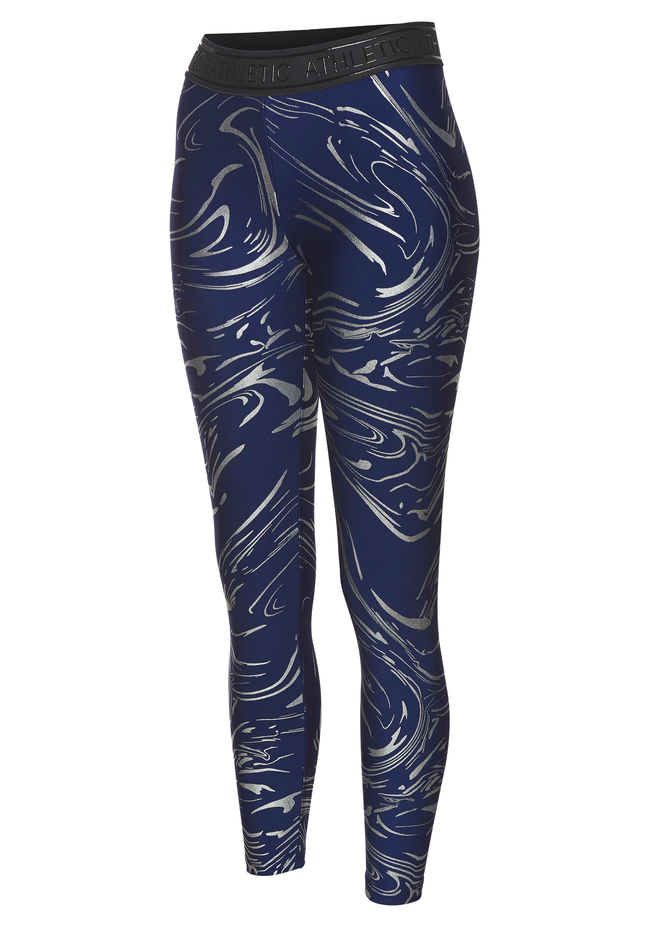 LASCANA ACTIVE Skinny Sporthose in Blau
