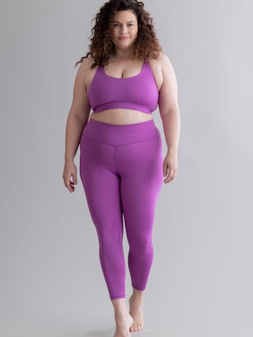 Hey Honey Skinny Leggings 'Cropped' in Purple