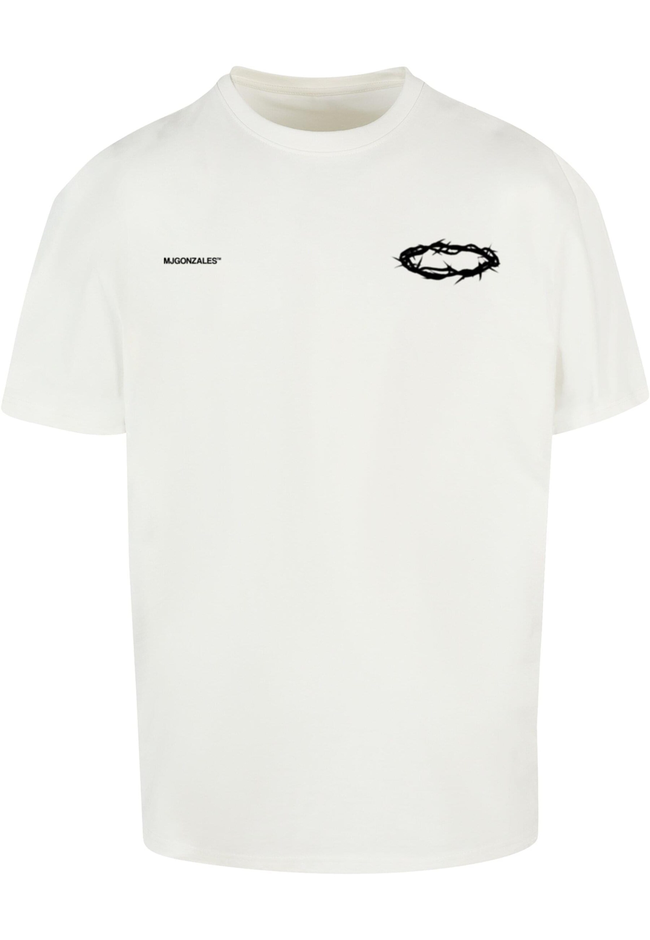 Maglietta 'Crown Of Thorns' di MJ Gonzales in bianco: frontale