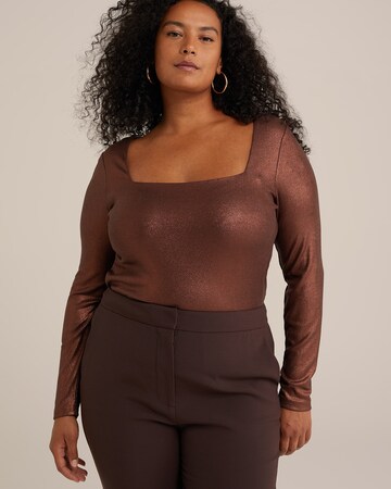 Maglietta di WE Fashion in marrone