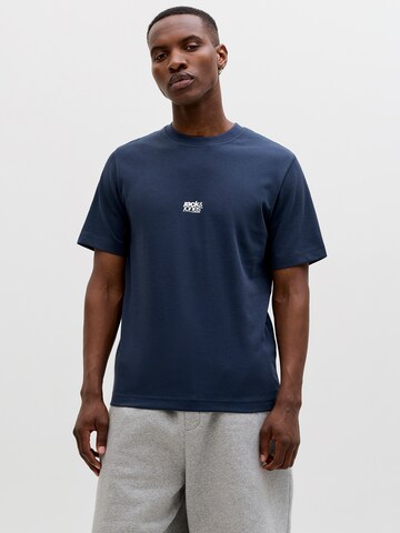 mėlyna JACK & JONES Marškinėliai 'JCOBREEZE'