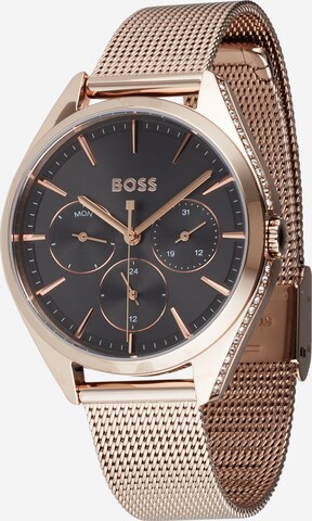 BOSS Analog watch in Gold: front