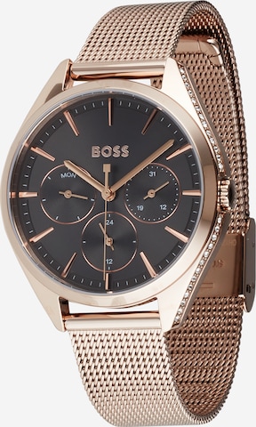 Orologio analogico di BOSS Black in oro: frontale