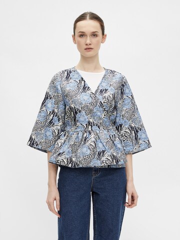 OBJECT Blouse in Blauw: voorkant