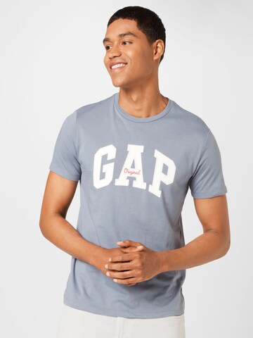 GAP Regular fit Póló - szürke: elől