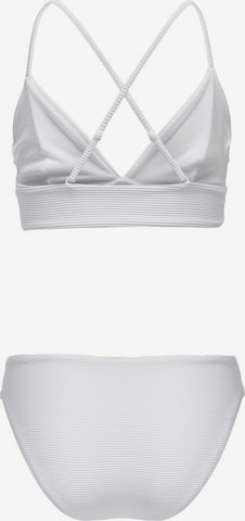 ONLY Triangel Bikini in Weiß