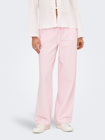 Regular Pantalon JDY en rose : devant
