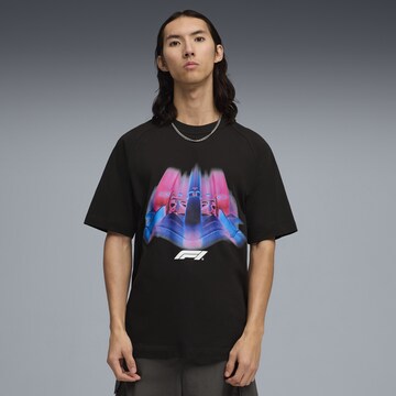 PUMA Shirt 'F1®' in Zwart: voorkant