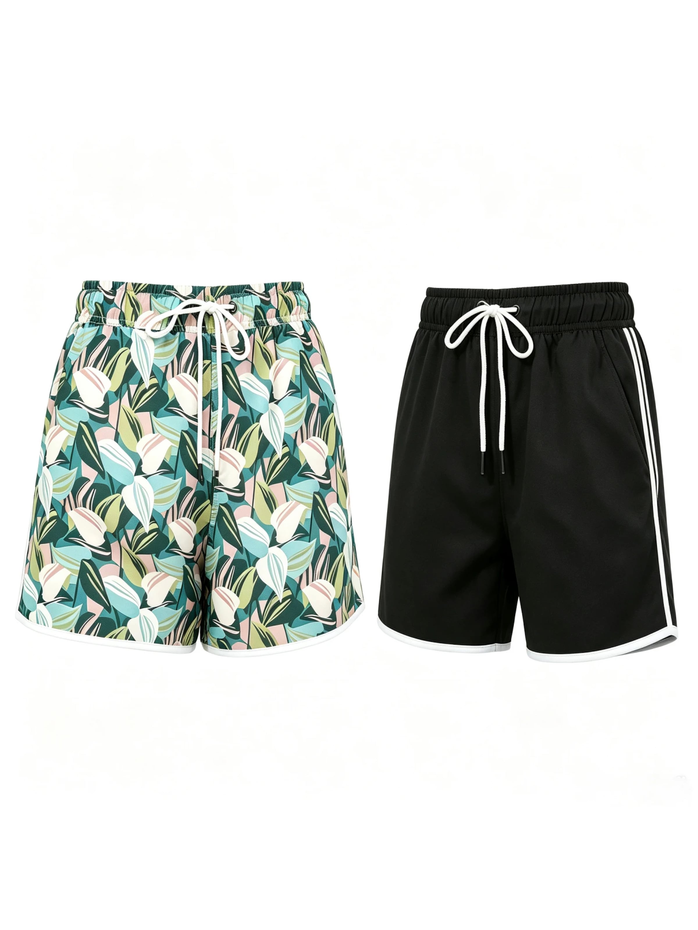 riemot Board Shorts in Green: front