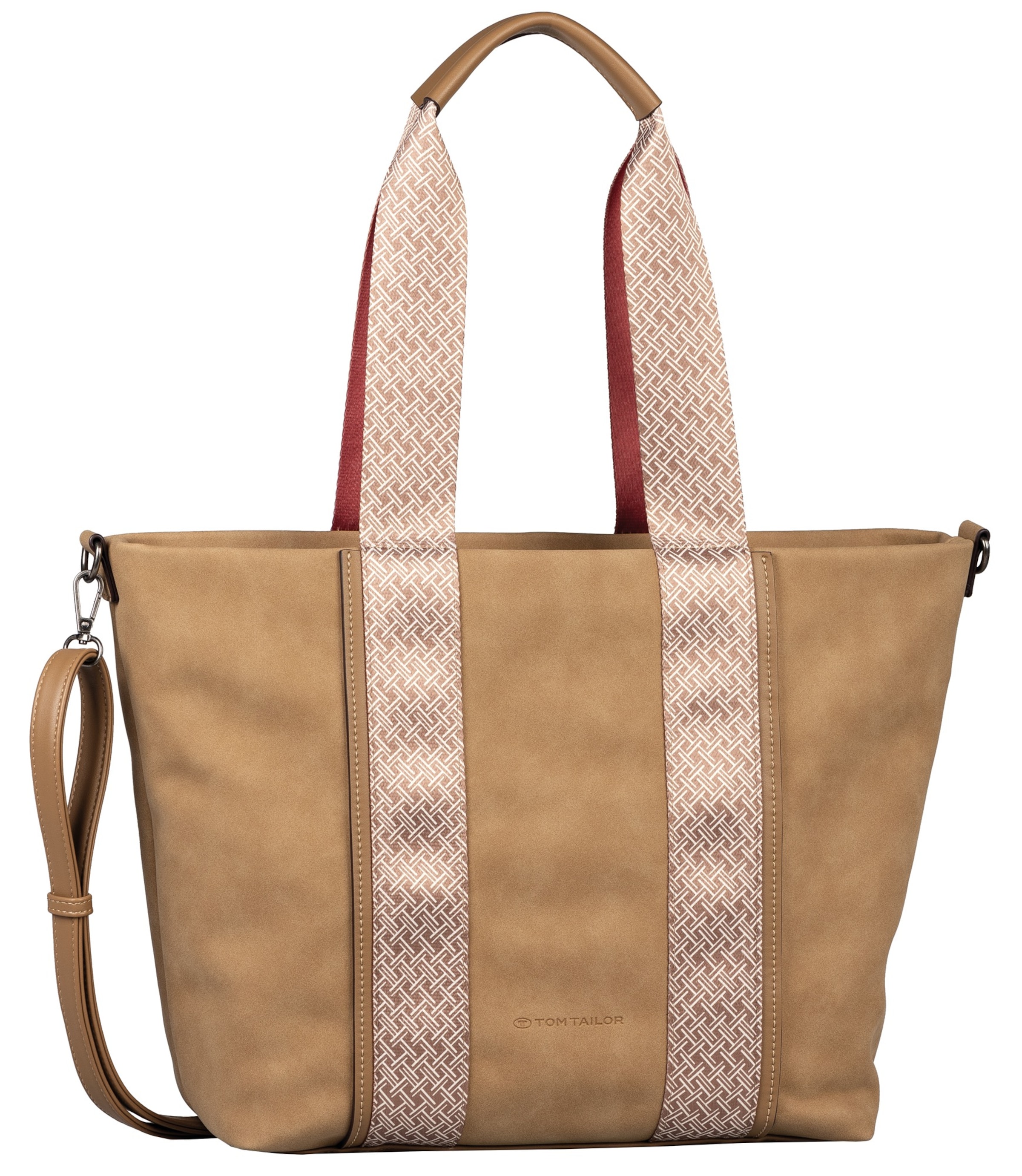 TOM TAILOR Shopper in Bruin: voorkant
