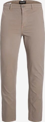 Coupe slim Pantalon chino 'Marco Fred' JACK & JONES en gris : devant