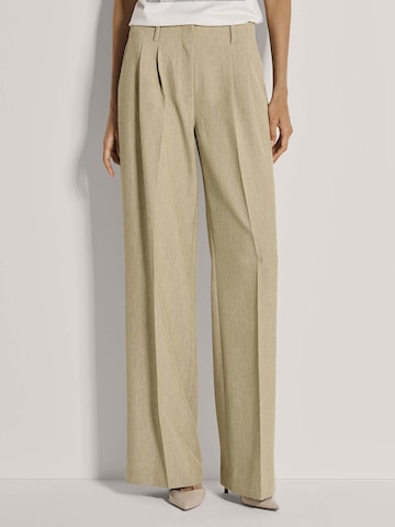 Loosefit Pantalon à pince MADELEINE en beige : devant