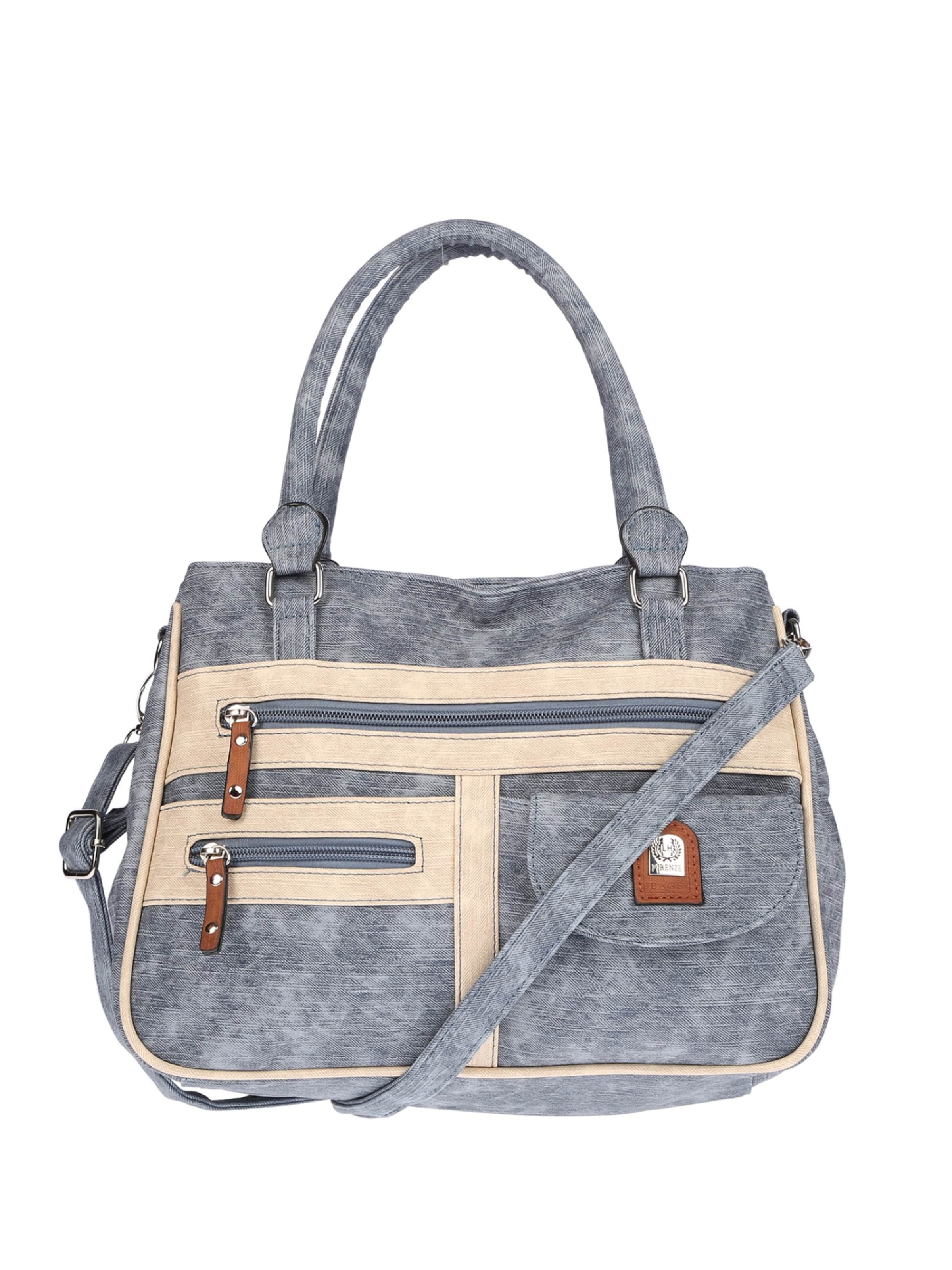 Christian Wippermann Handtasche 'Große Damen Tasche Umhängetasche Schultertasche'‌‌‌‌‌‌‌‌ in Blau