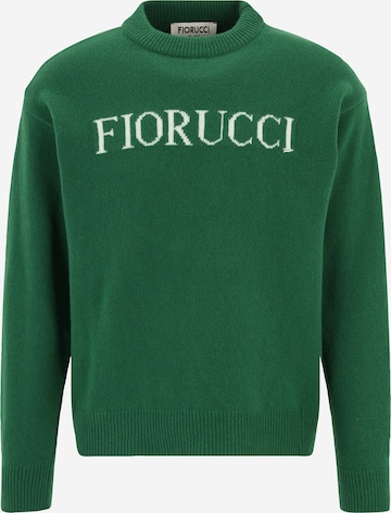 Pullover 'Heritage' di Fiorucci in verde: frontale