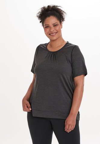Q by Endurance Performance Shirt 'BREE' in Black: front