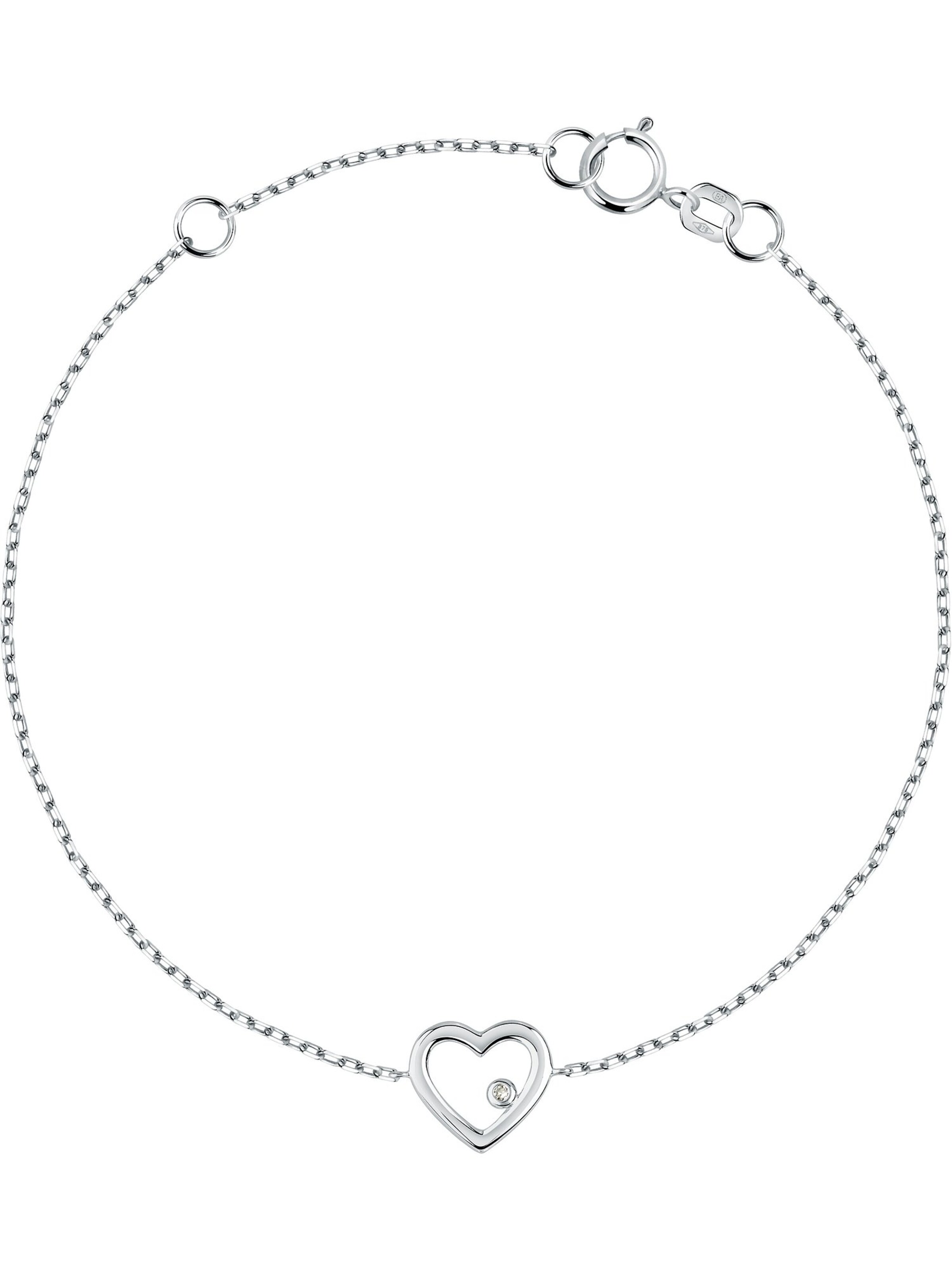 CHRIST Armband in Silber: Vorderseite