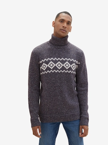 TOM TAILOR Sweater in Grey: front