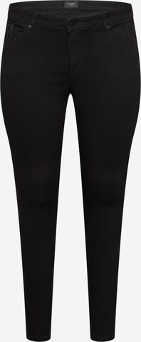 Skinny Jean 'Tanya' Vero Moda Curve en noir : devant