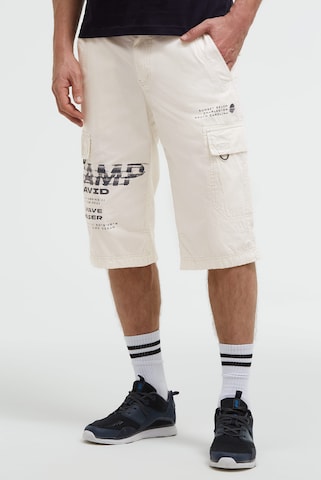 CAMP DAVID Regular Pants in Beige: front