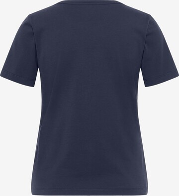 SOMWR Shirt 'MANGROVE ROOT TEE' (GOTS) in Blau