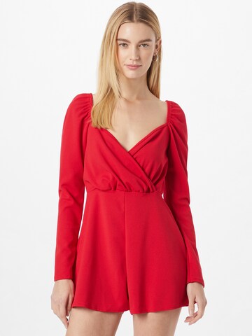 Missguided Jumpsuit in Rot: Vorderseite