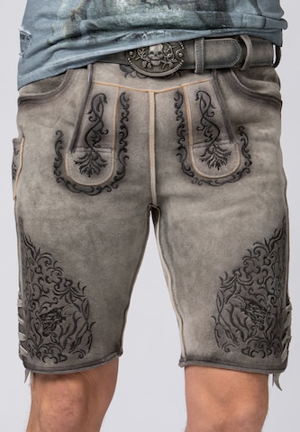 STOCKERPOINT Regular Traditional Pants 'FINSTAWOID' in Brown
