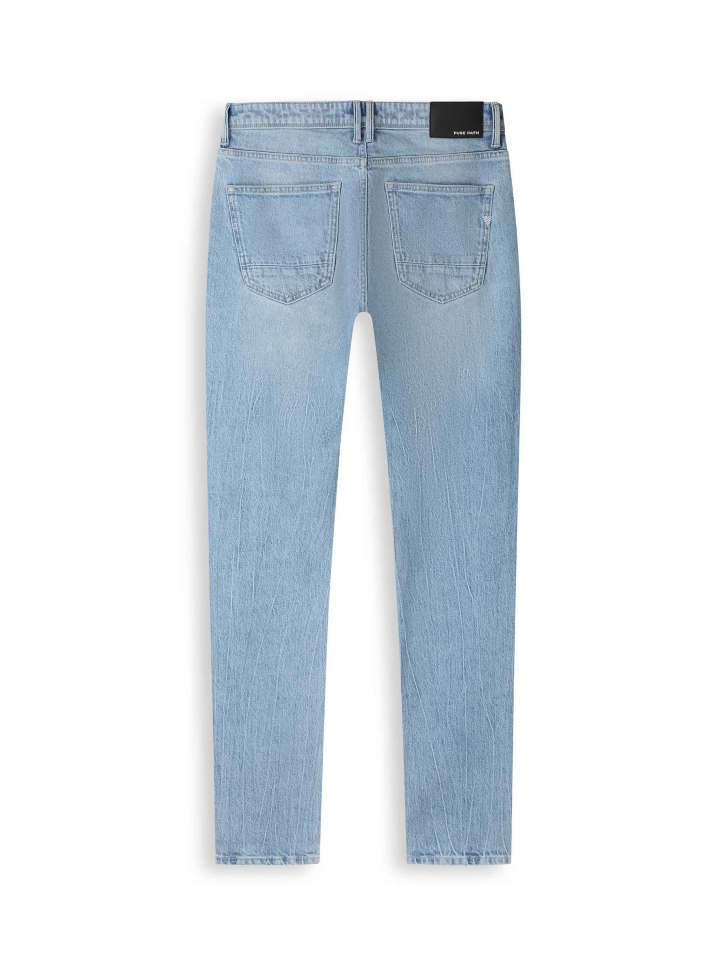 Pure Path Tapered Jeans in Blauw