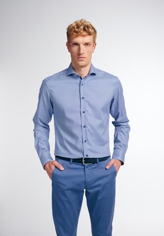 ETERNA Slim Fit Hemd in Blau: predná strana