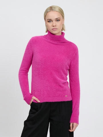 Influencer Svetr – pink: přední strana