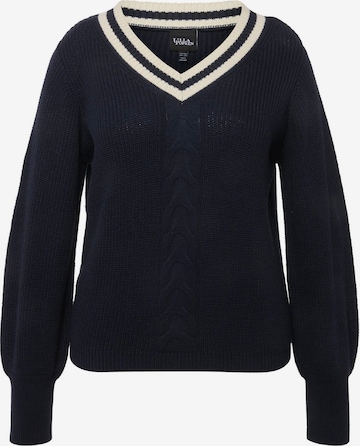 Ulla Popken Sweater in Blue: front