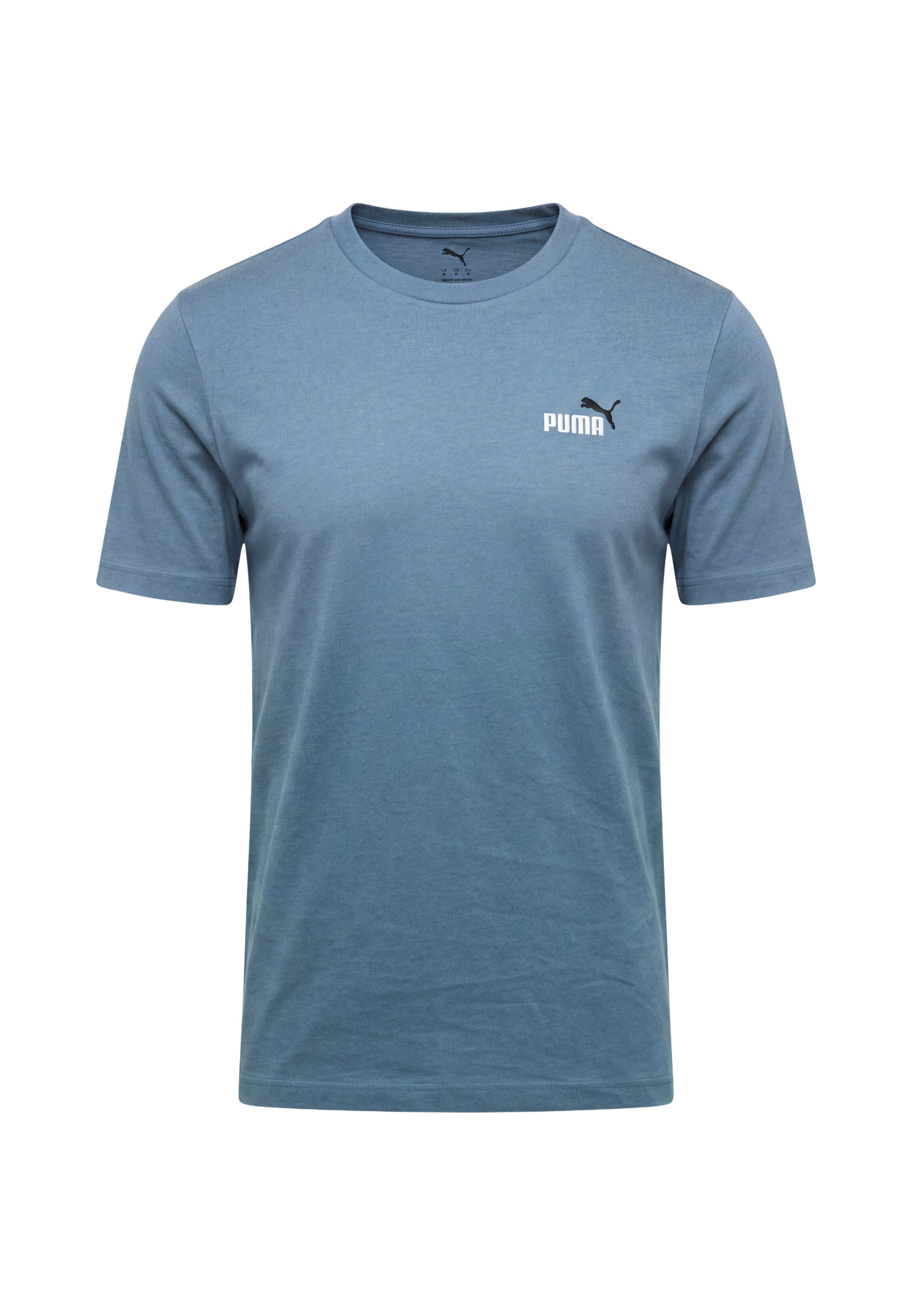 PUMA - Camisa funcionais 'ESS 2 No. 1' em azul: frente