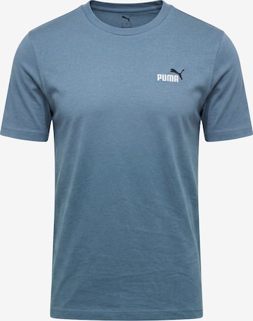 PUMA - Camisa funcionais 'ESS 2 No. 1' em azul: frente