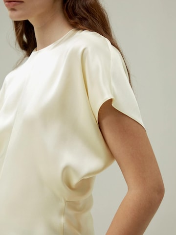 Lilysilk Blouse 'Seidentop mit kurzen Fledermausärmeln' in Wit