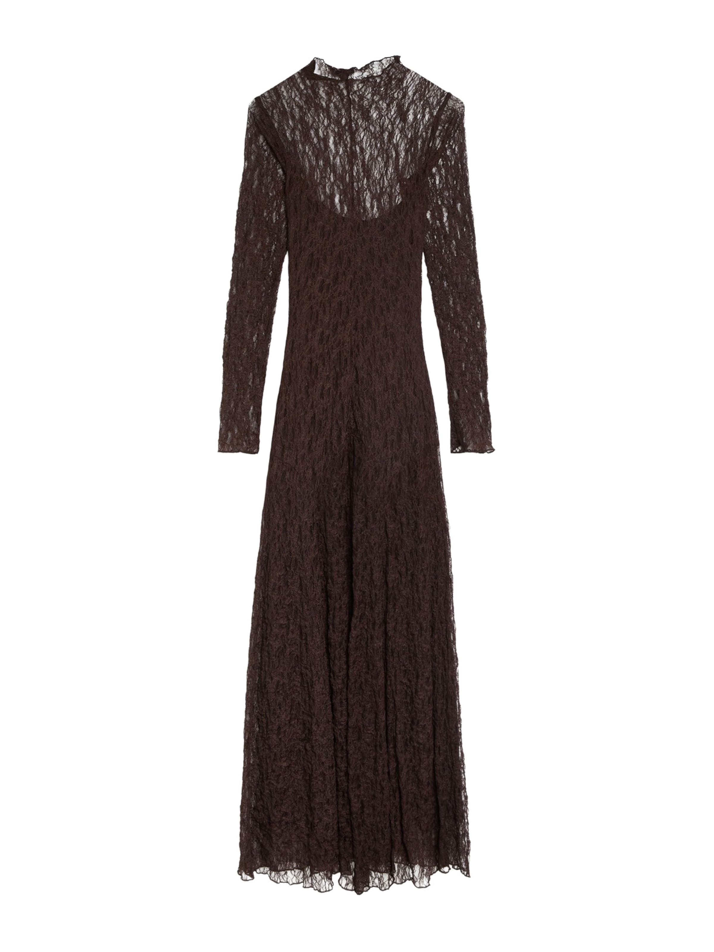 Robe Bershka en marron : derrière