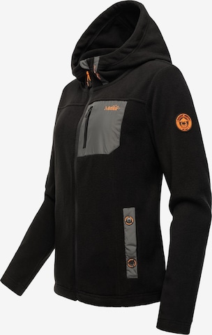 MARIKOO Fleecejacke 'Mount Iwaki' in Schwarz