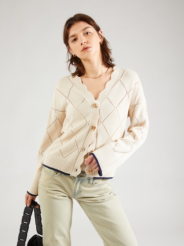 VILA Cardigan 'Nuna' i beige: forside