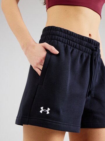 UNDER ARMOUR Regular Workout Pants 'Rival' in Black