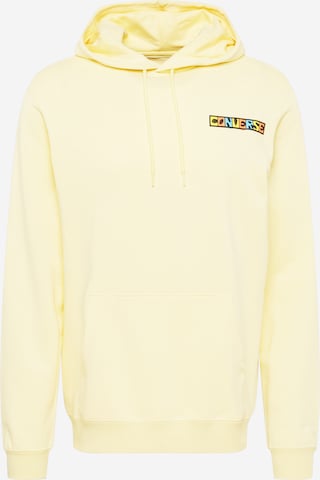 CONVERSE Sweatshirt in Yellow: front