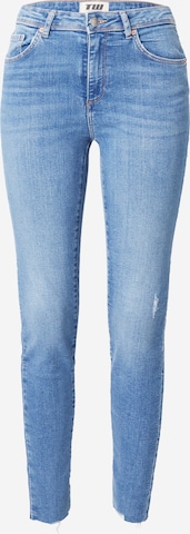 Skinny Jean Tally Weijl en bleu : devant