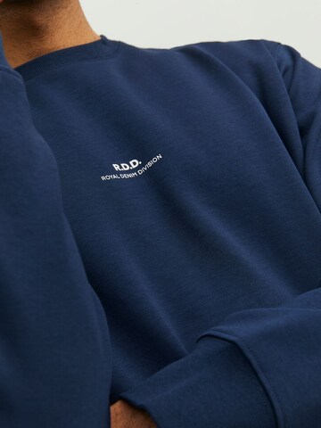 R.D.D. ROYAL DENIM DIVISION Sweatshirt 'Dean' in Blue
