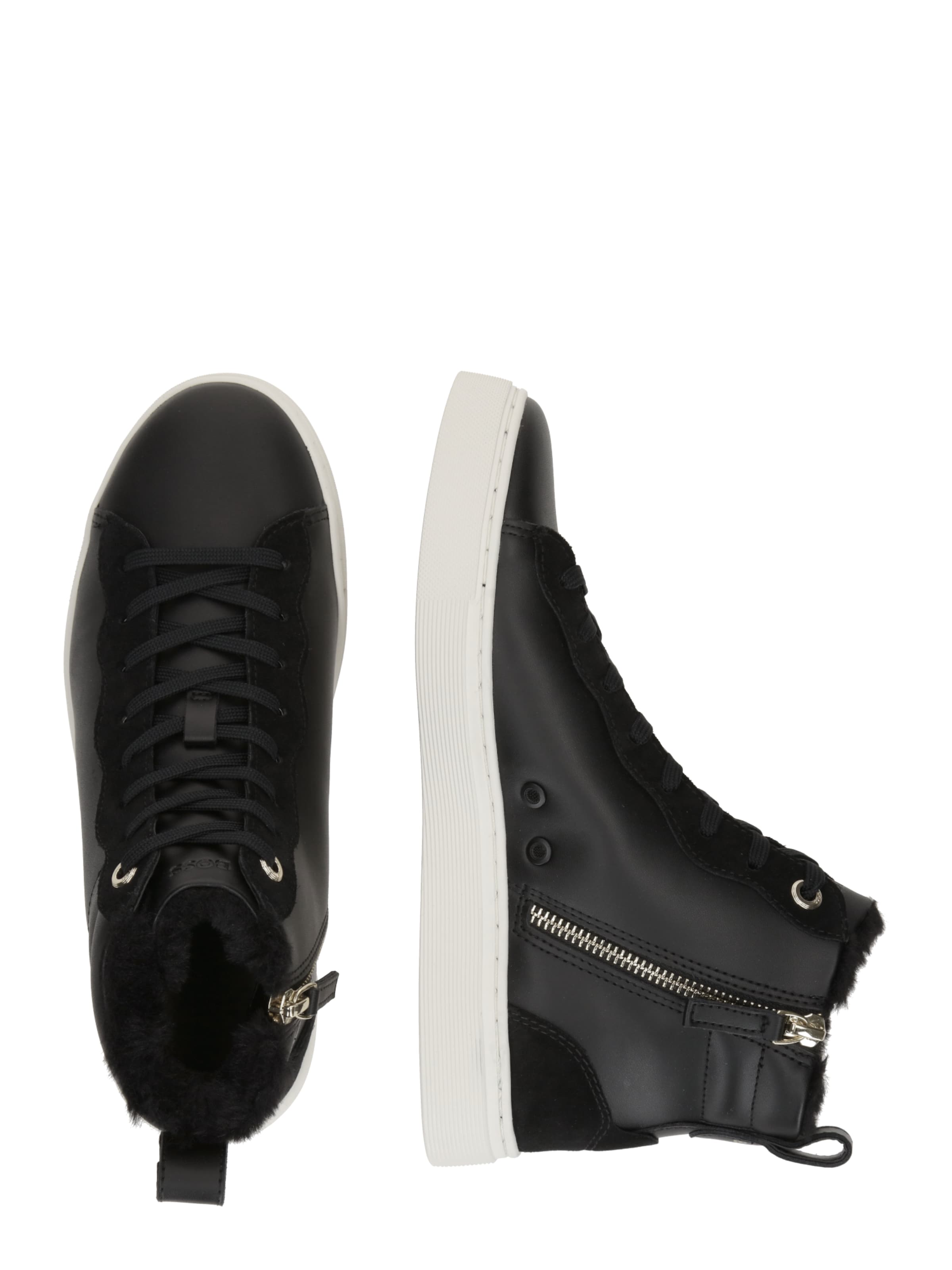 BOSS Кроссовки на платформе 'Rhys' в Черный