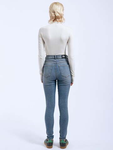 Dr. Denim Skinny Jeans 'Moxy High Skinny' in Blauw
