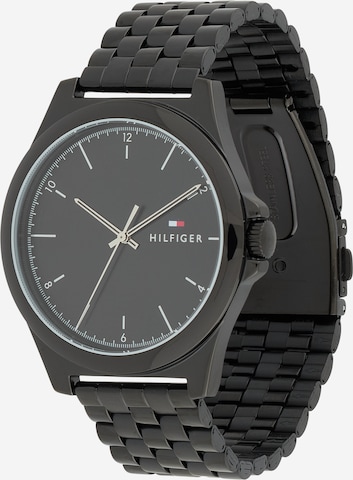 juoda TOMMY HILFIGER Analoginis (įprasto dizaino) laikrodis 'NORRIS': priekis
